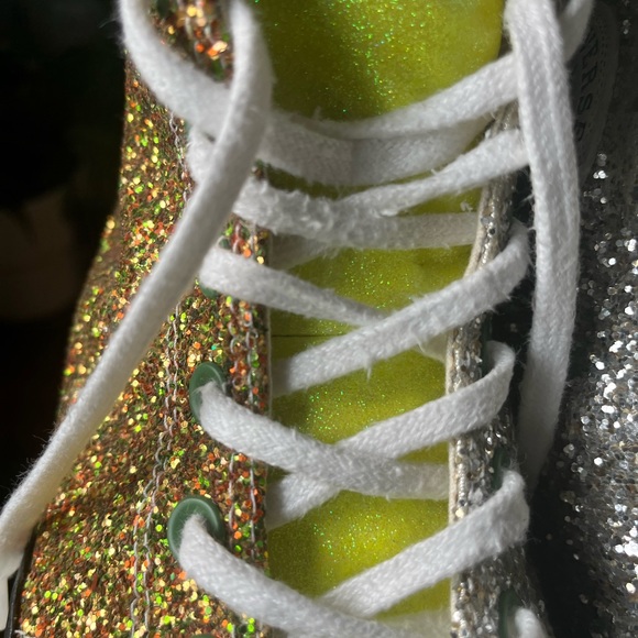 CONVERSE X JW Anderson Glitter Shoes. Men’s 9.5/women’s 11.5. - Picture 6 of 12